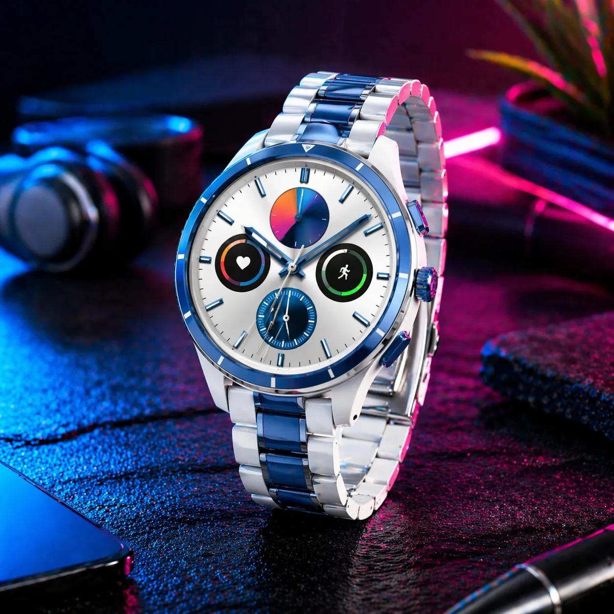 Premium Smartwatch with Rotating Bezel
