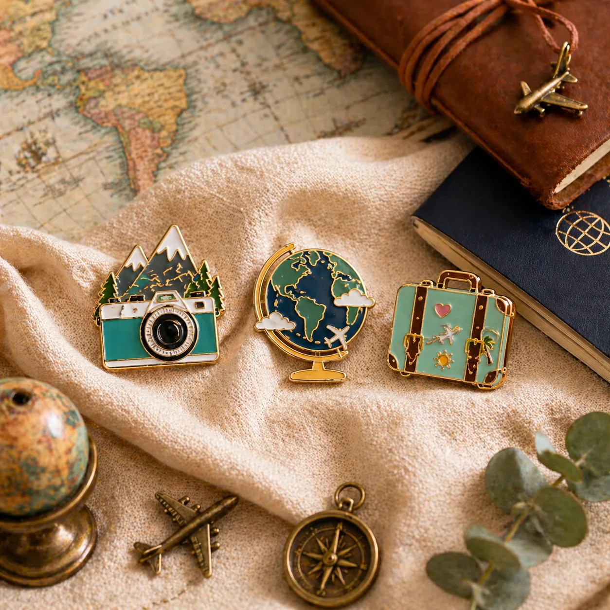 Funny Enamel Lapel Pin Set