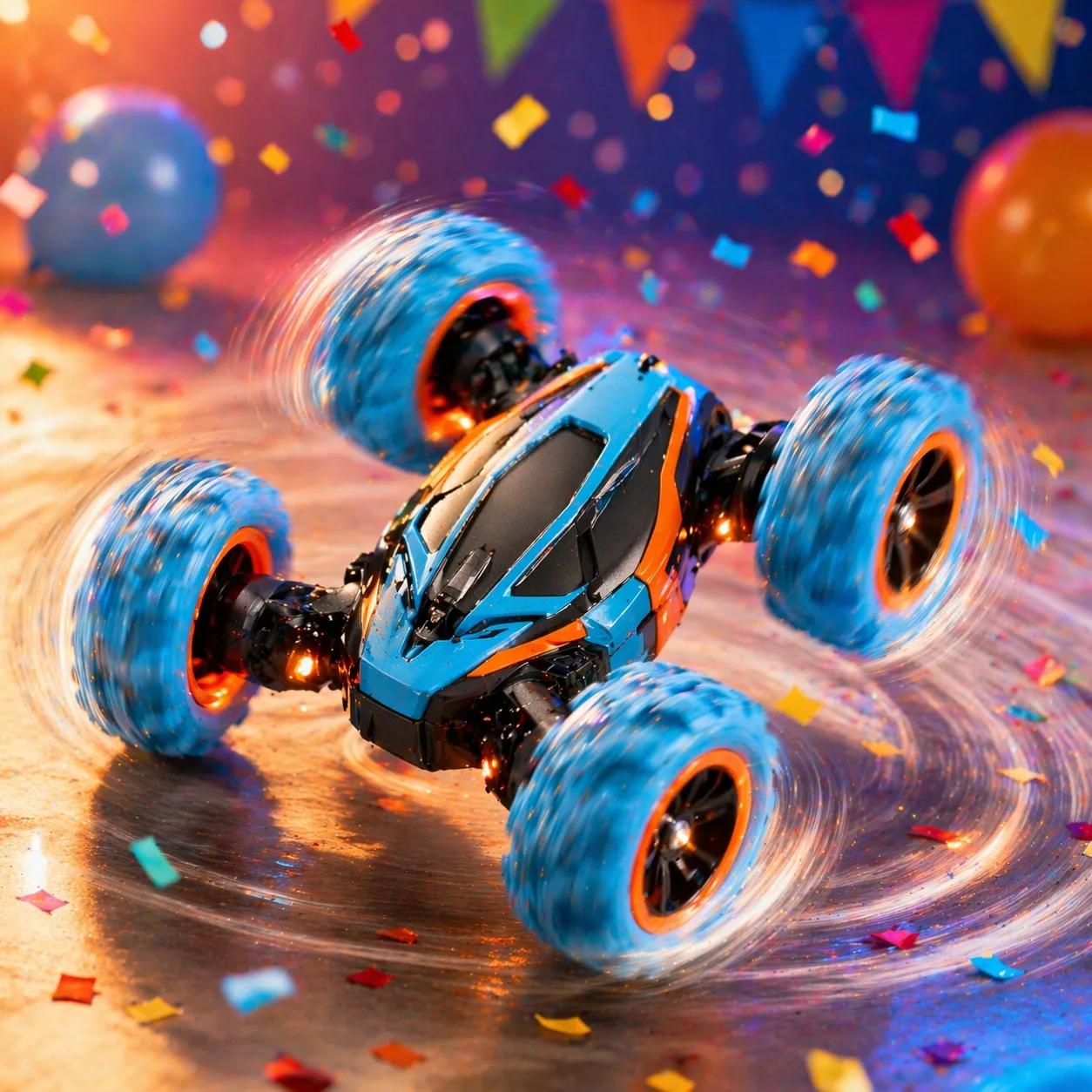 4x4 High Speed Stunt Car with RC
